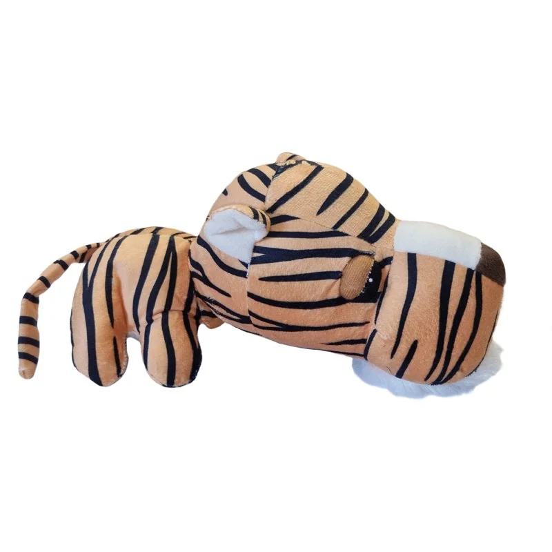 Plyšová pískacia hračka pre psa - tiger 30cm