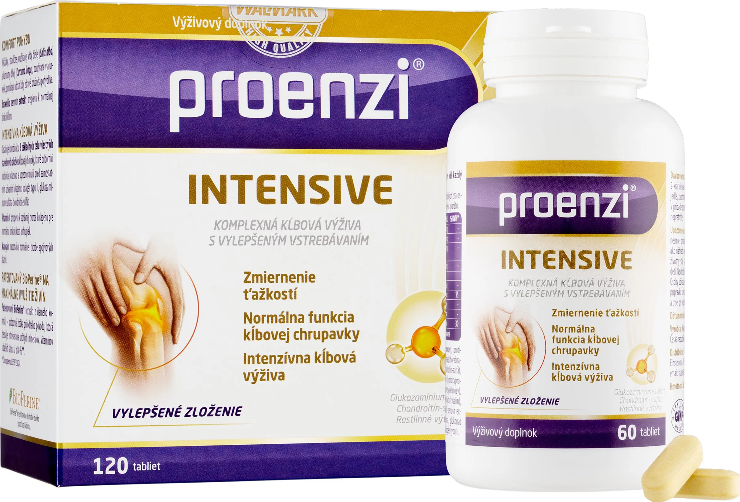 Proenzi Intensive 1×120 tbl, kĺbová výživa
