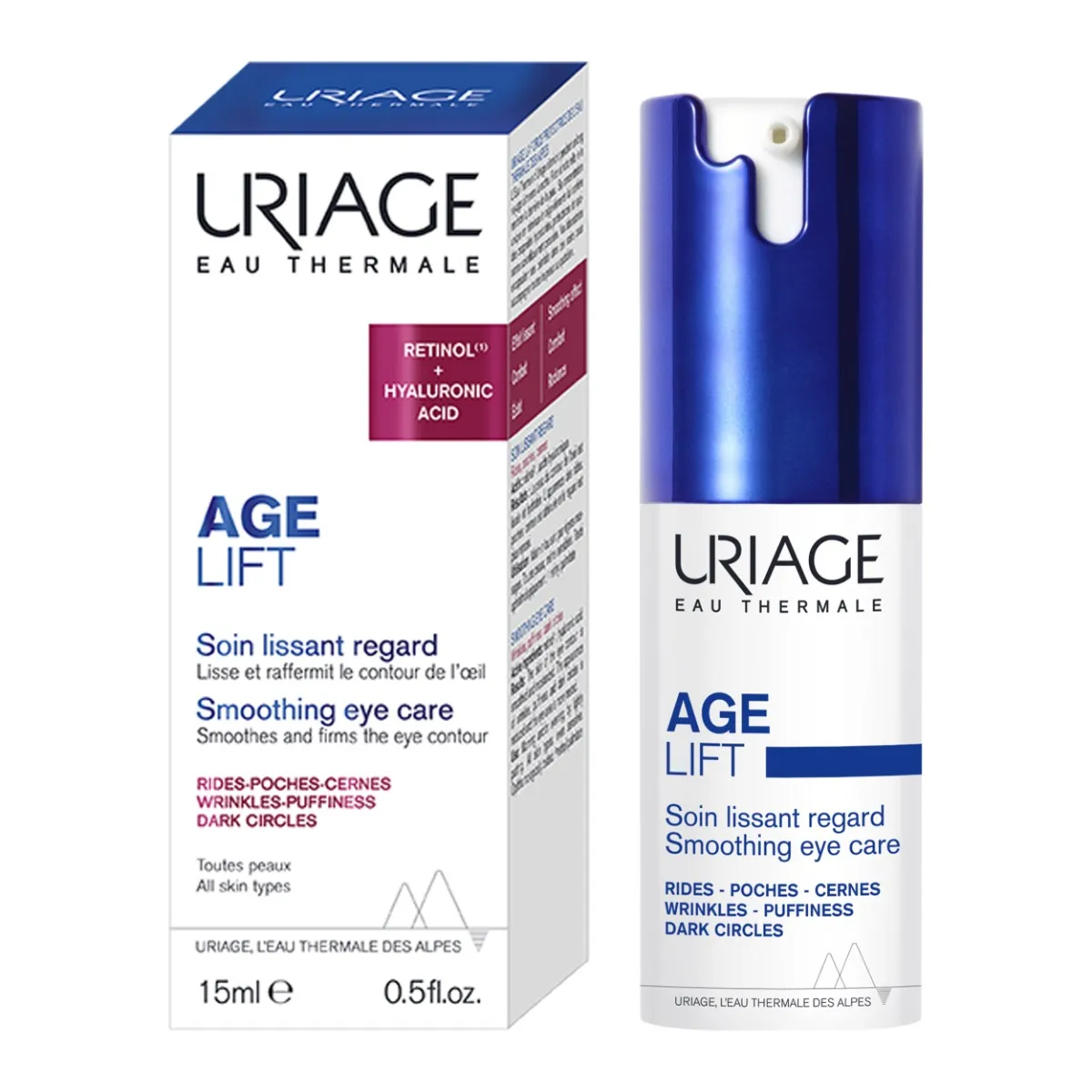 URIAGE AGE LIFT Smoothing Eye Cream, 15ml 1×15 ml, anti-age očný krém