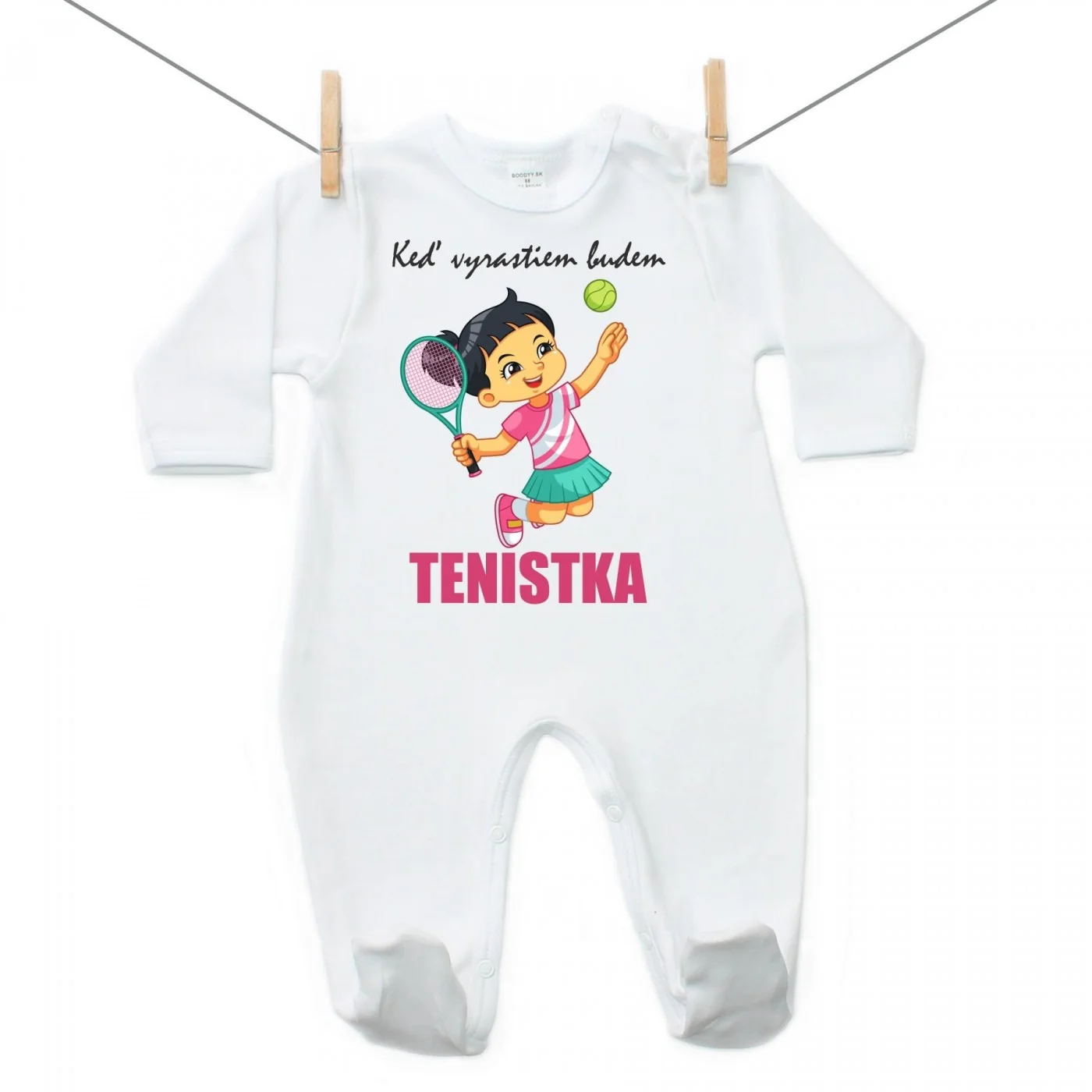 Boodyy Overal Keď vyrastiem budem tenistka Veľkosť: 74