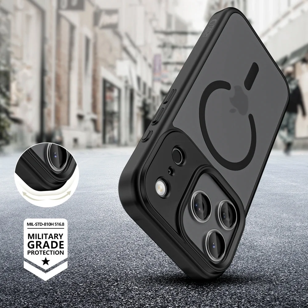 Tech-Protect MagMat MagSafe kryt na iPhone 17 Pro, čierny