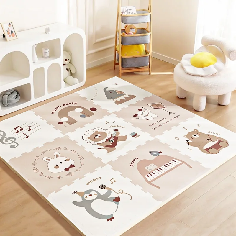 2Kids Toys Podložka na hranie Zvieracia párty 9 dielov