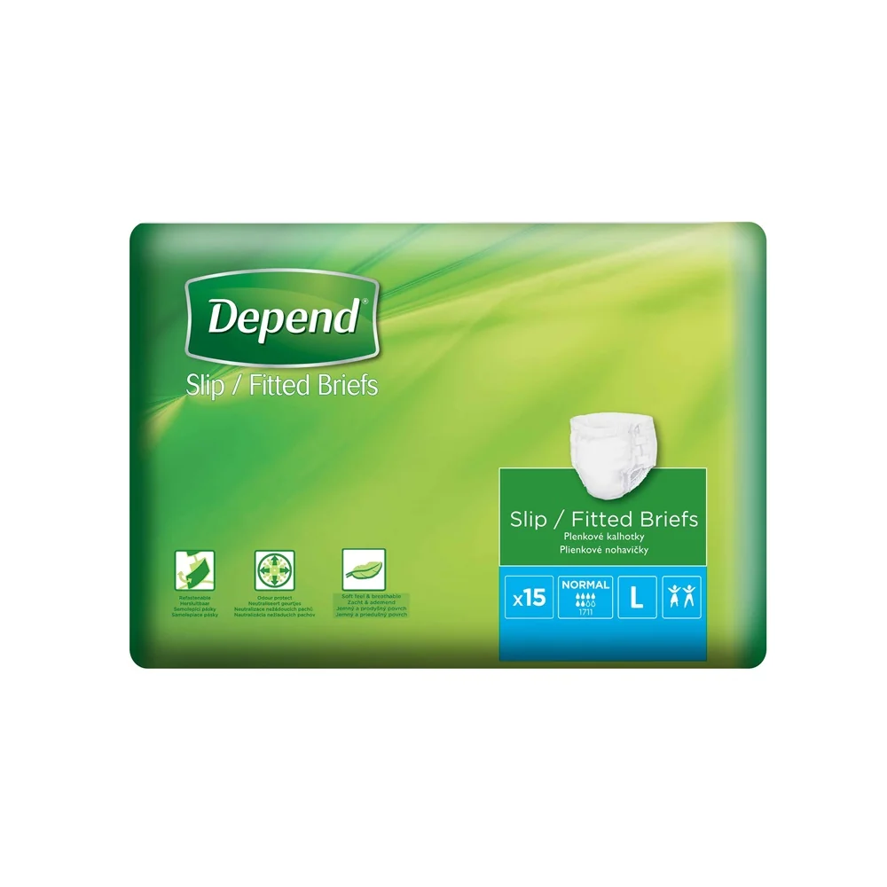 Depend® Slip Normal L 15 ks
