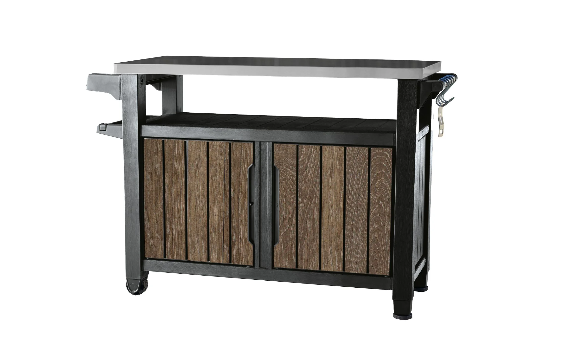 Grilovací stolík Keter UNITY XL 207 l Walnut