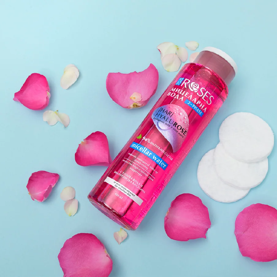 HYALUROSE dvojfázová micelárna voda 400 ml - NATURE OF AGIVA