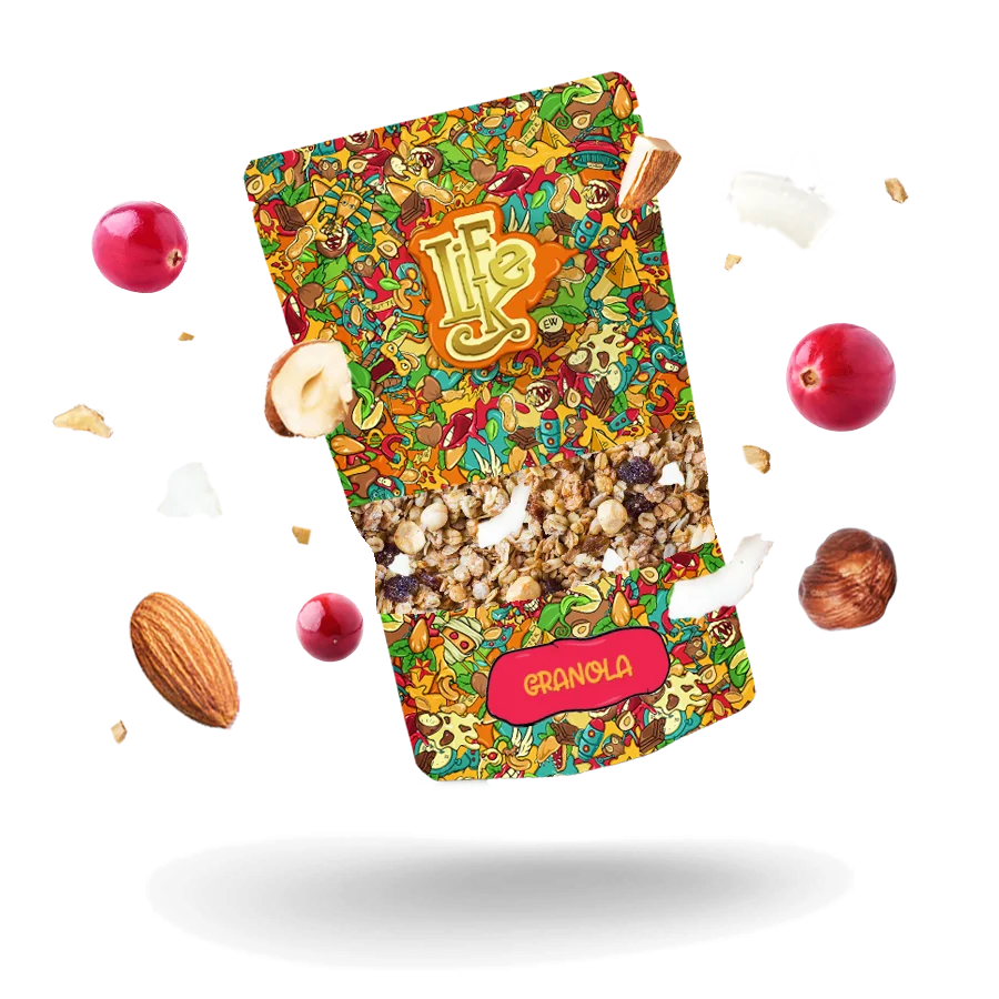 LIFELIKE Granola bezlepková 1×400 g, granola