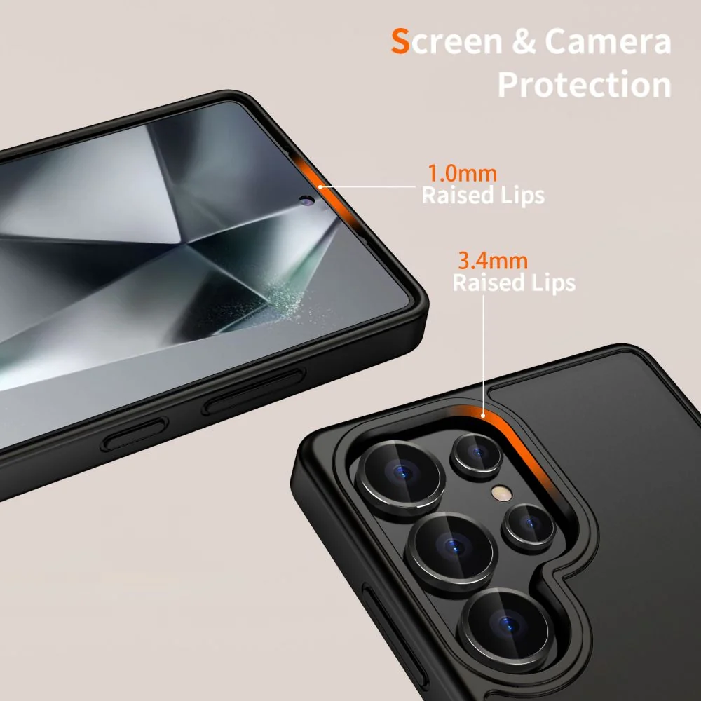 Tech-Protect Magmat kryt na Samsung Galaxy S25 Ultra, čierny Čierna