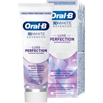 Oral-B 3D White Advanced Luxe Perfection, mentolová zubná pasta 75 ml