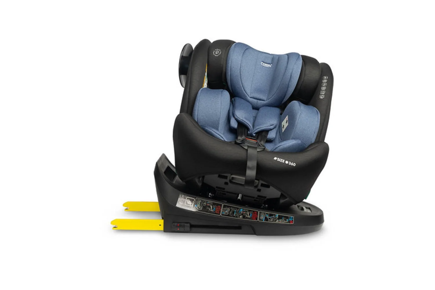 Autosedačka s isofixom COMMO I-size, 40-150cm, modrá