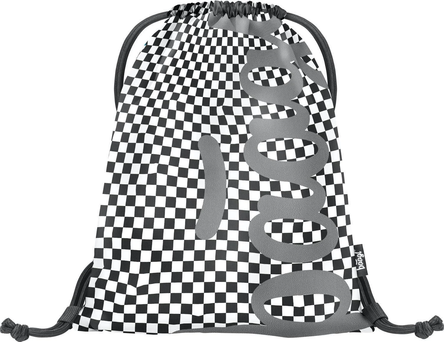 Vrecko na prezuvky Skate Ska PATTERN vzorované, čierne