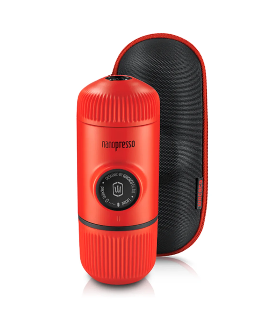 Nanopresso Lava Red + pevný obal Kávovar