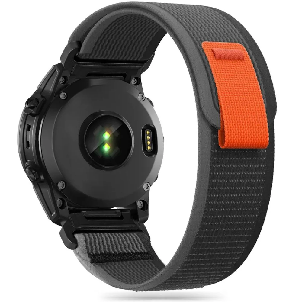 BStrap Velcro Nylon remienok na Garmin Venu 2 Plus black
