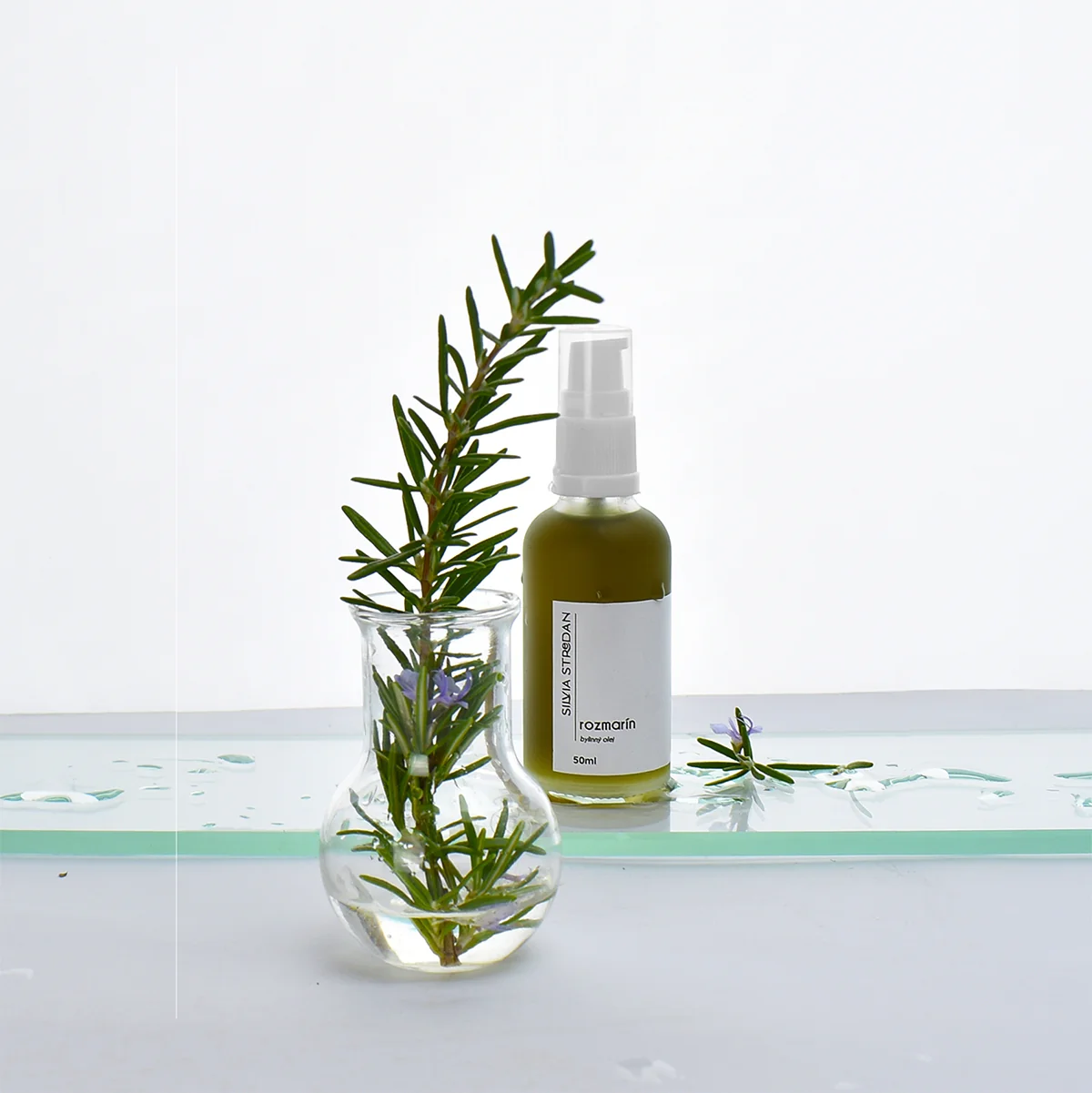 ROZMARÍN, bylinný olej - 50ml, olejový macerát, slovenský výrobok