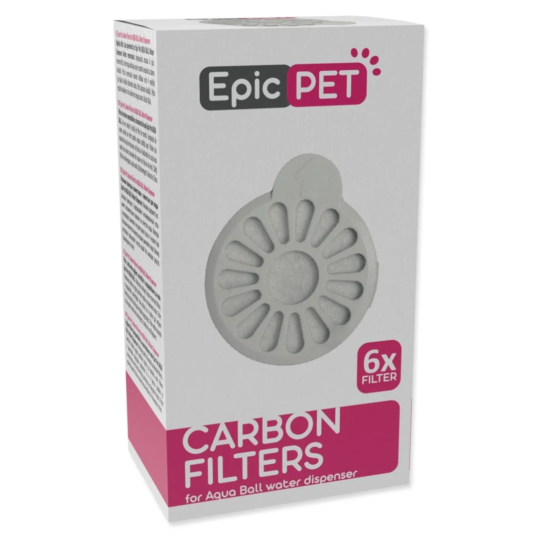 Filter Epic Pet uhlíkový pre AQUA BALL zásobník na vodu 6ks