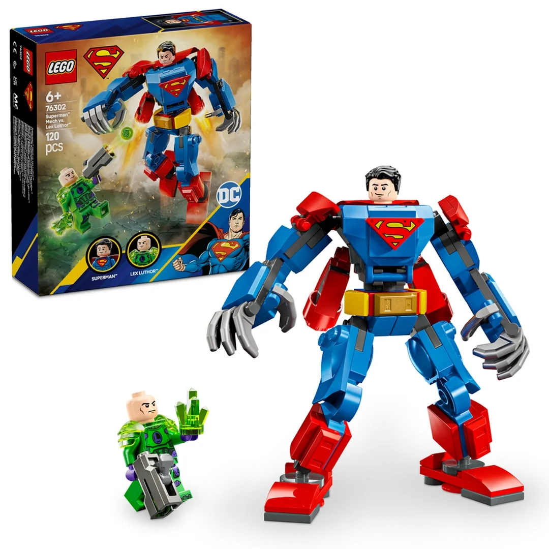 LEGO® DC Batman™ 76302 Superman™ v robotickom obleku vs. Lex Luthor™