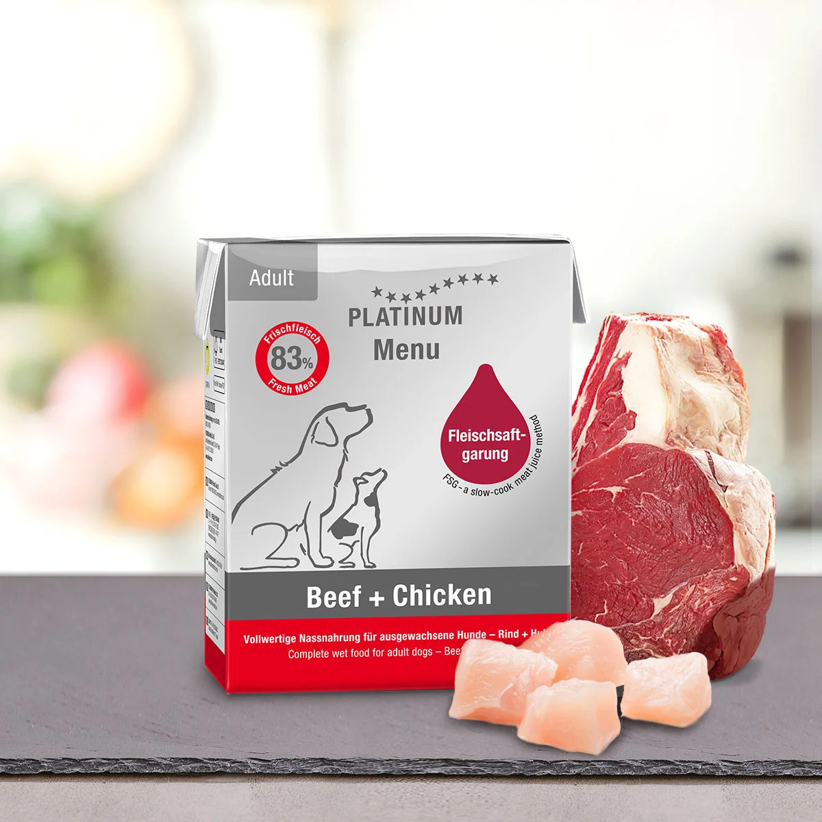 Platinum Menu Beef & Chicken – hovädzie + kuracie 375 g