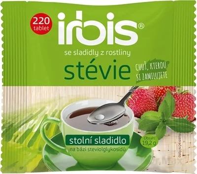 Irbis stévia 1×220 tbl, stolové sladidlo