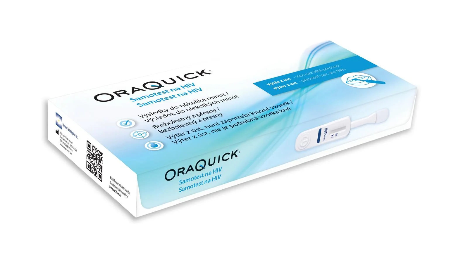 OraQuick Samotest na HIV 1ks