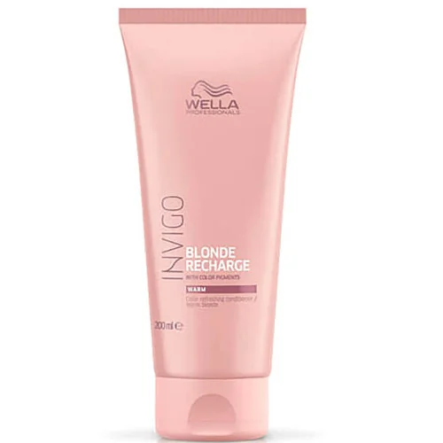 Wella Professionals Kondicionér pre oživenie teplých odtieňov blond vlasov Invigo Blonde Recharge 1×200 ml, kondicionér