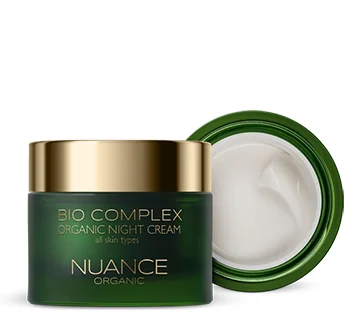 NUANCE ORGANIC nočný krém, 50ml 1×50 ml, nočný krém pre všetky typy pleti
