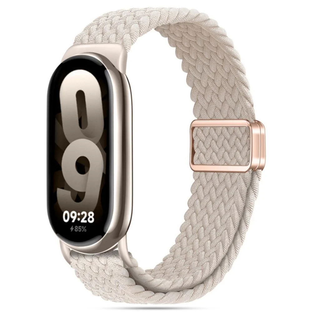 Tech-Protect Nylonmag remienok na Xiaomi Smart Band 8 / 9 / NFC, starlight ight