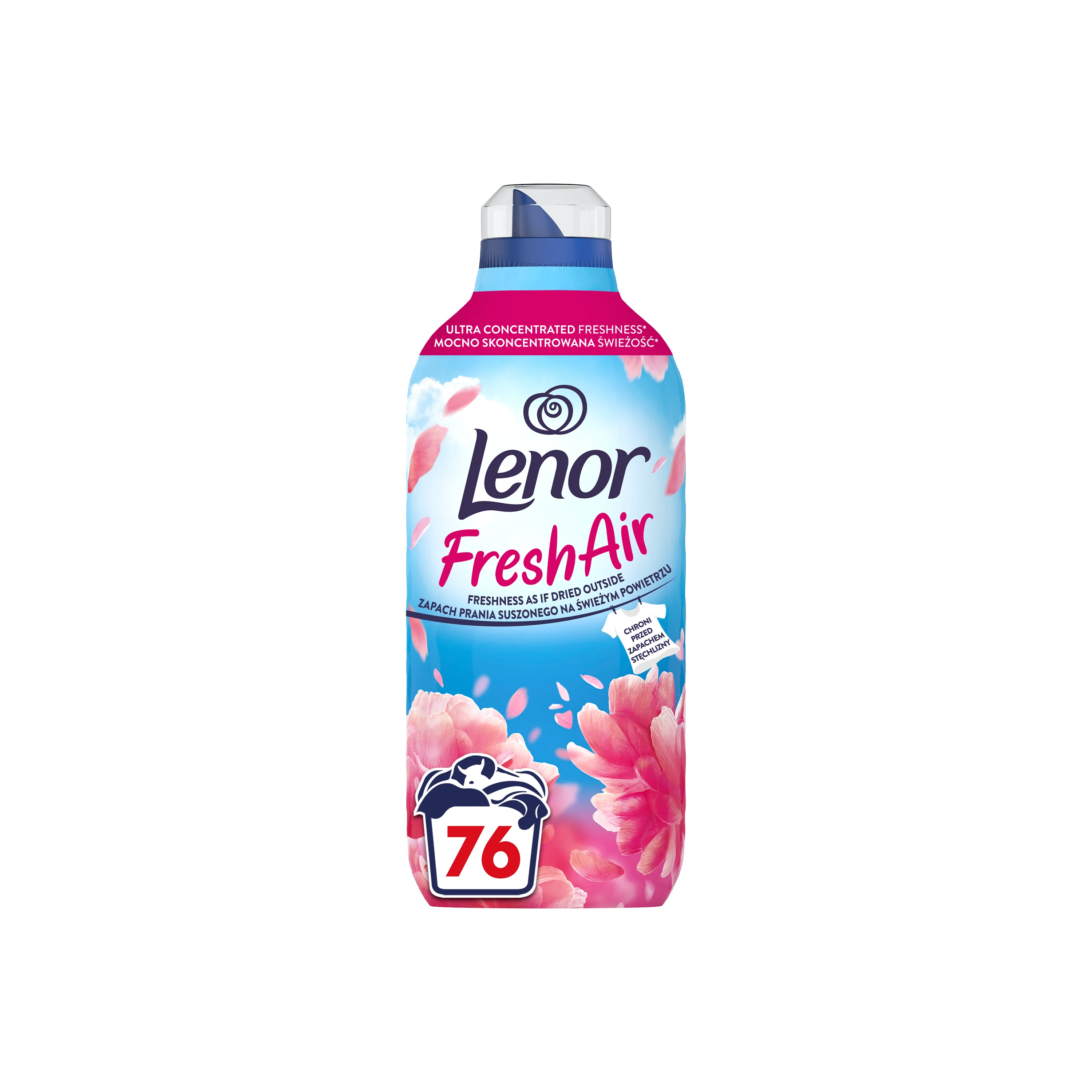 Lenor Fresh Air Pink Blossom aviváž, 76 praní 1064 ml