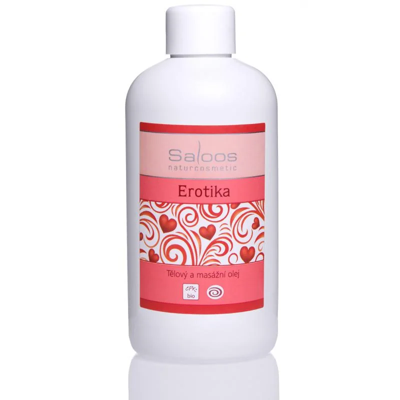 Saloos telový bio rastlinný masážny olej EROTIKA Objem: 1000 ml