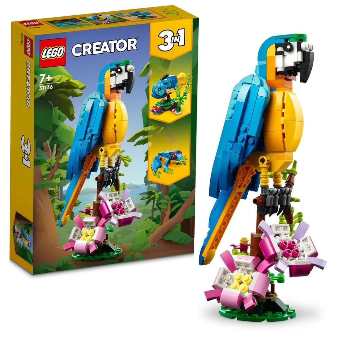 LEGO® Creator 3-in-1 31136 Exotický papagáj
