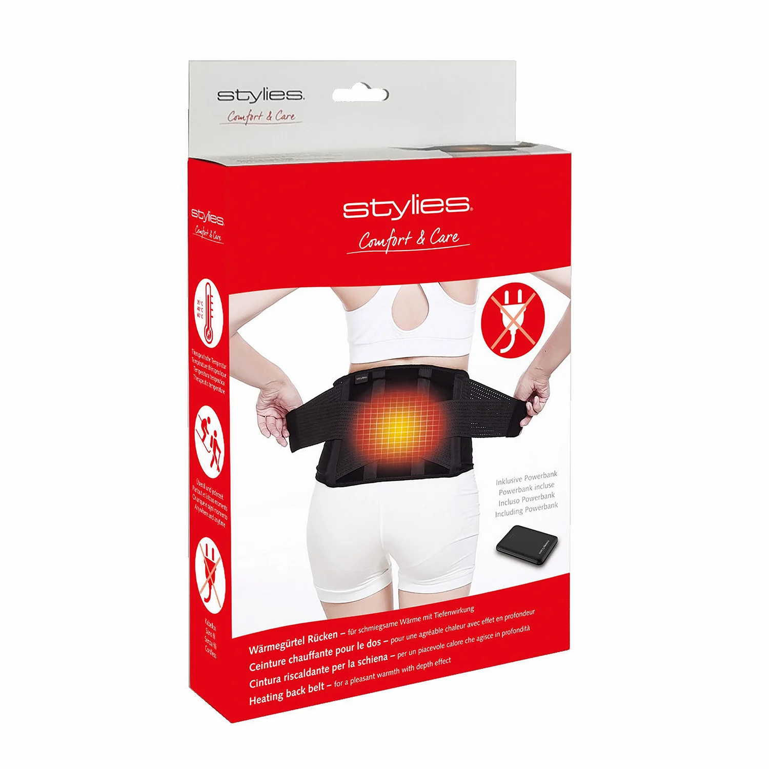 Nahrievací bedrový pás Comfort & Care