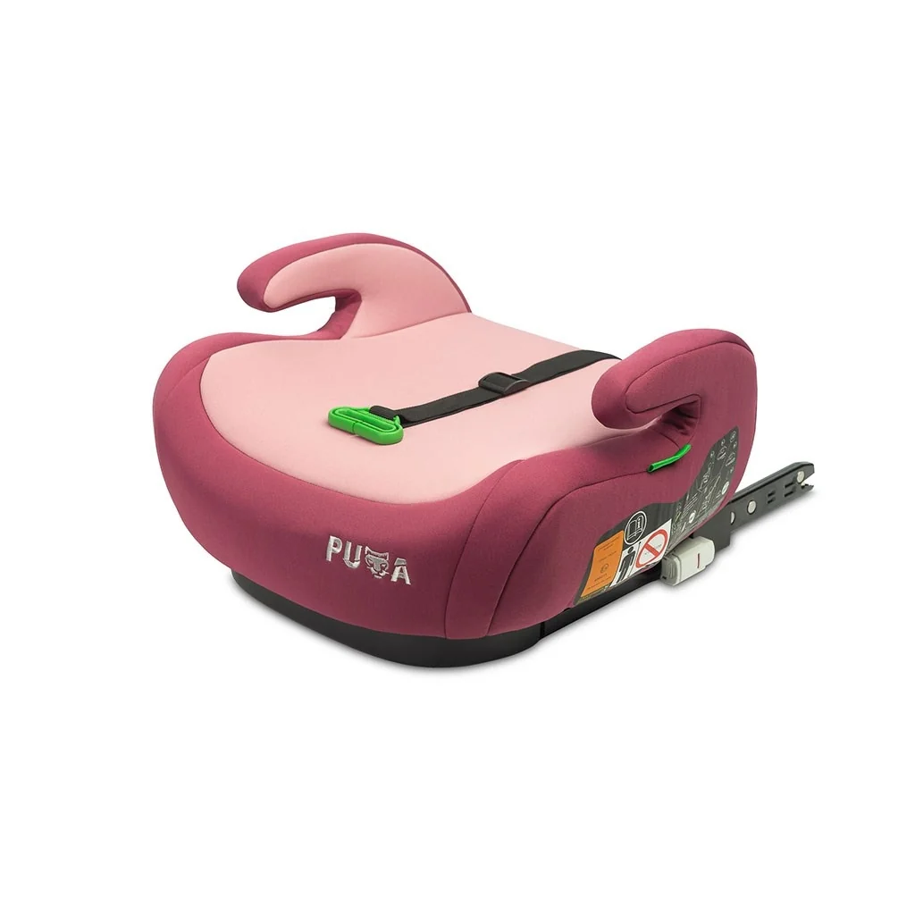 Podsedák do auta, isofix I-SIZE Puma - ružový