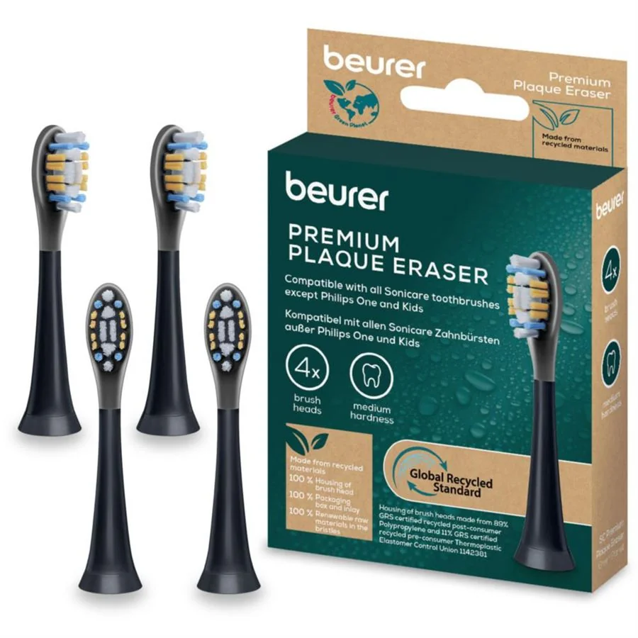 Náhradné zubné kefky BEURER SC Premium Plaque Eraser 4 ks