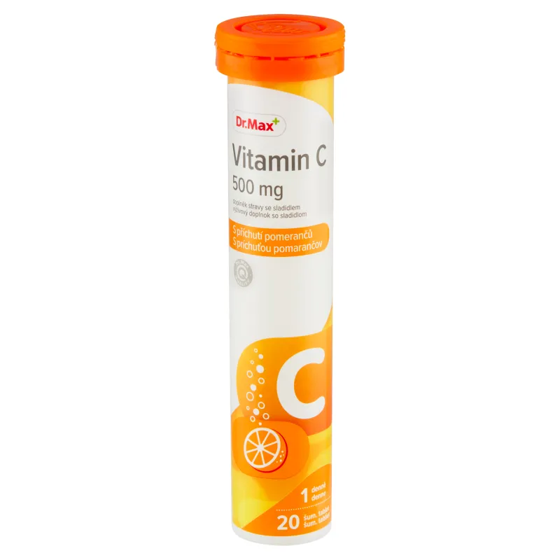 Dr.Max Vitamin C 500 mg 1×20 tbl, šumivé tablety