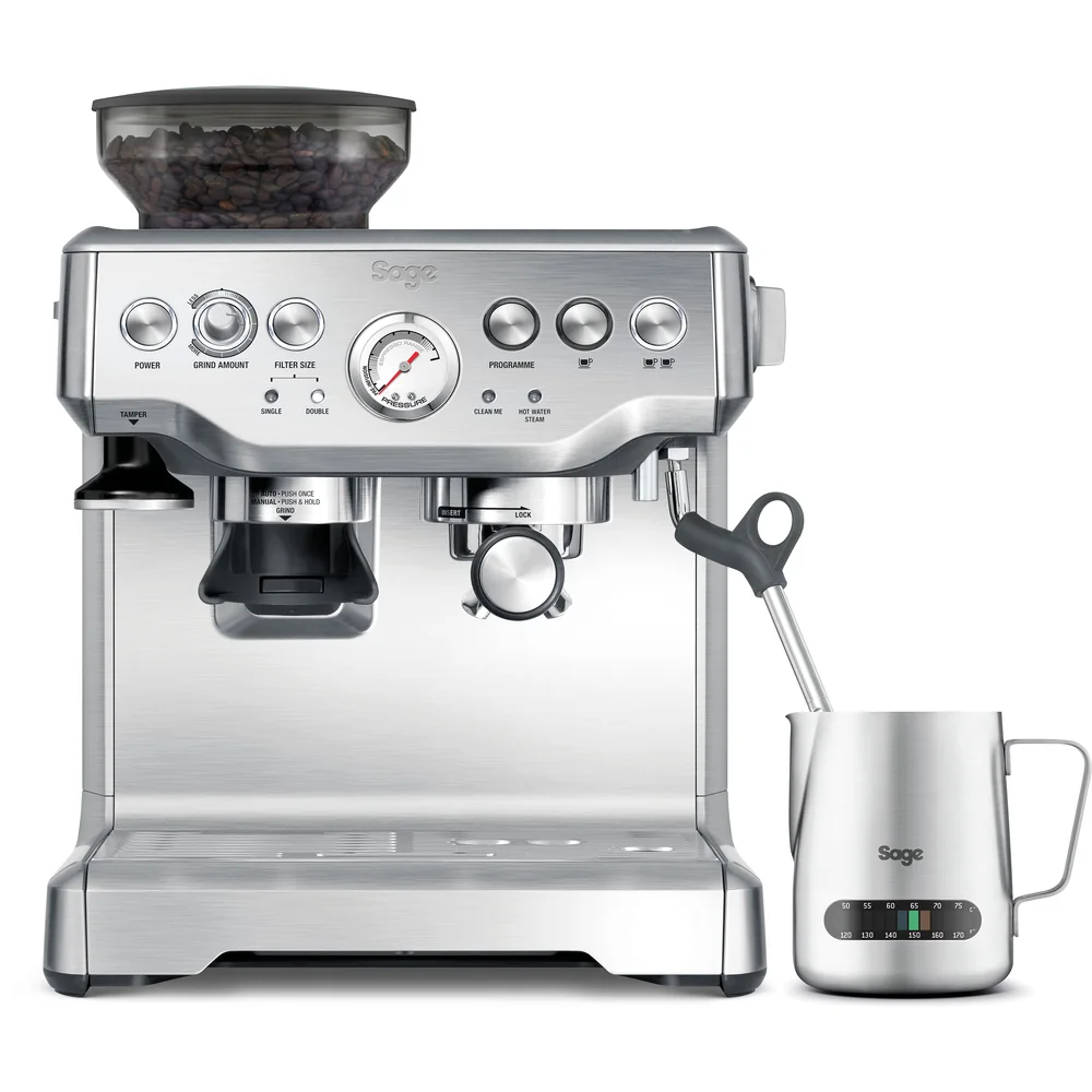 Sage Bes875bss Pákové Espresso Sivé 1×1 ks, pákový kávovar