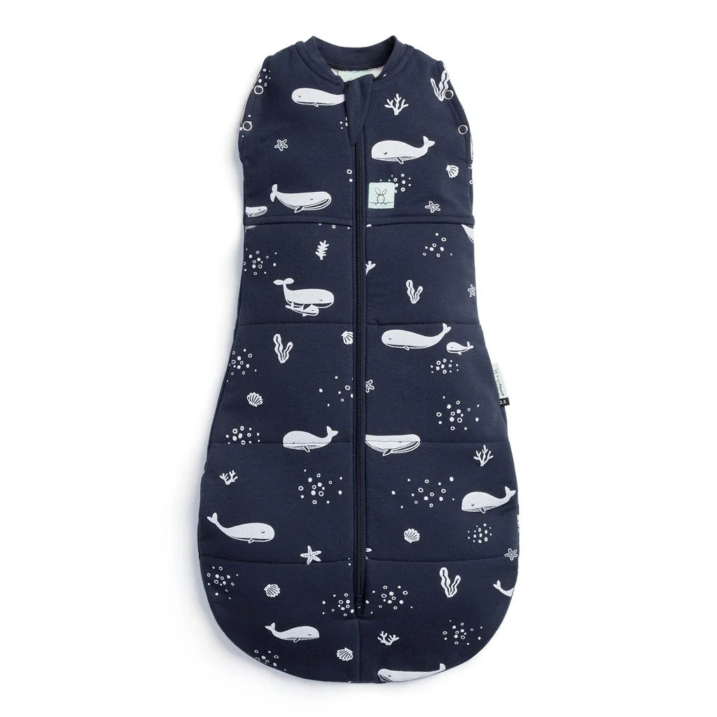 Zavinovačka a vak na spanie 2v1 Cocoon Whale 6-12 m, 8-10 kg, 2,5 tog
