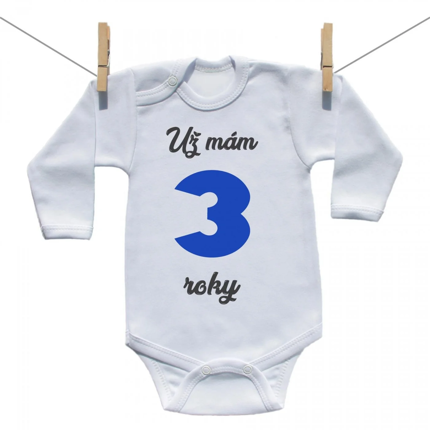 Boodyy Body s dlhým rukávom Už mám 3 roky Chlapec Veľkosť: 80
