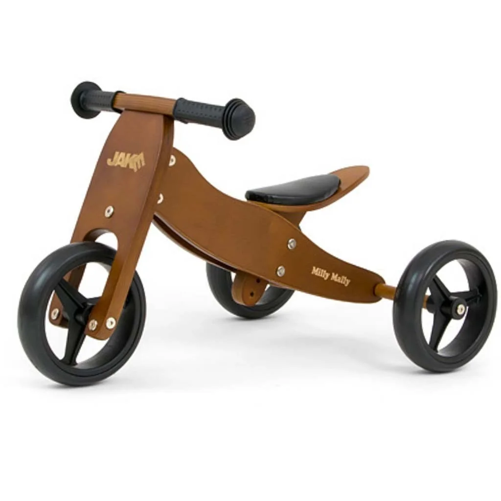 Detské multifunkčné odrážadlo bicykel 2v1 Milly Mally JAKE Dark
