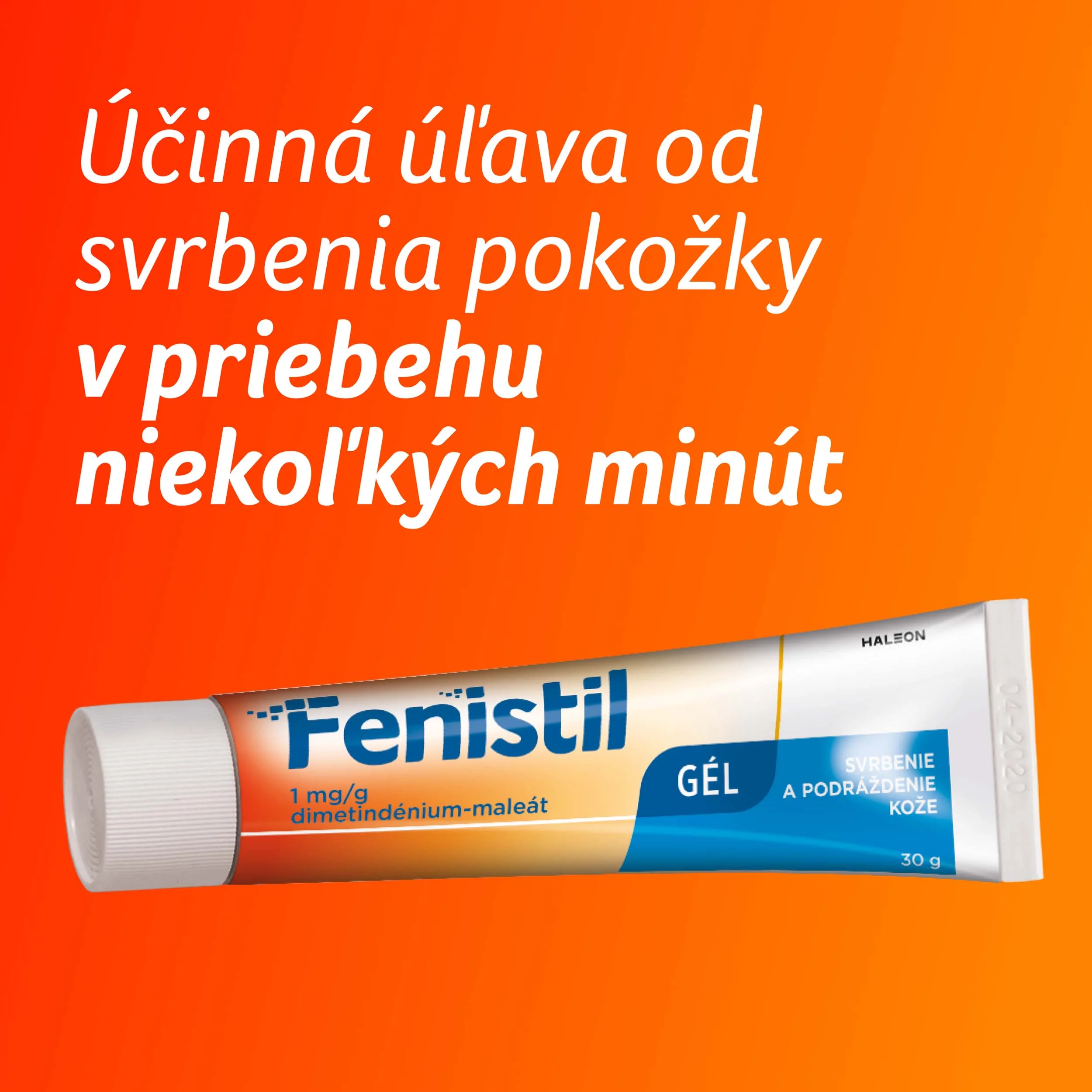 Fenistil gél 1x50 g, gél pri poštípnutí hmyzom a svrbení pokožky