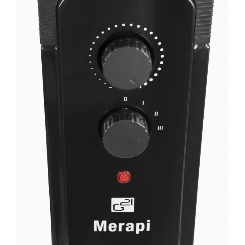 G21 Olejový radiátor Merapi čierny, 11 rebier, 2500 W Merapi čierny, 11 rebier, 2500 W RO17G2111