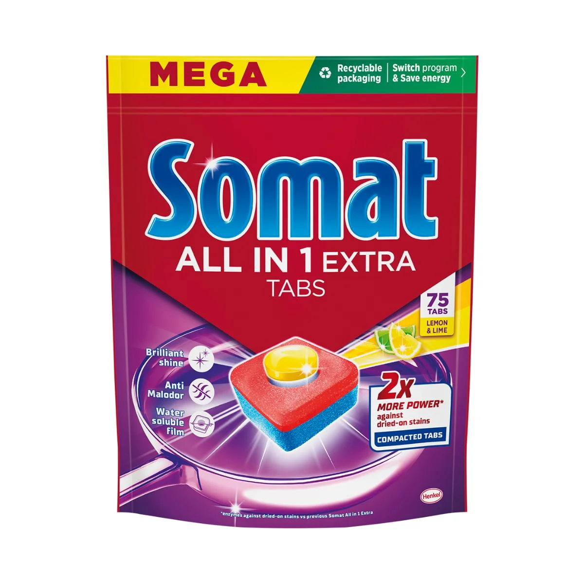 Somat All in 1 Extra tablety do myčky 75 ks