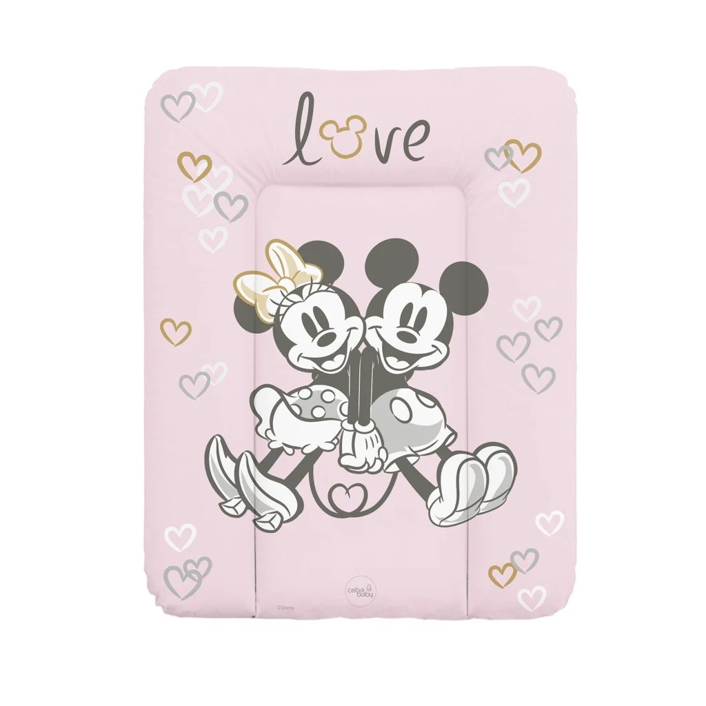 Podložka prebaľovacia mäkká na komodu (50x70) Disney Minnie & Mickey Pink