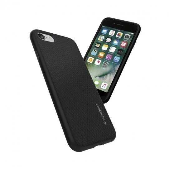 Spigen Liquid Air silikónový kryt na 7/8/SE 2020, čierny