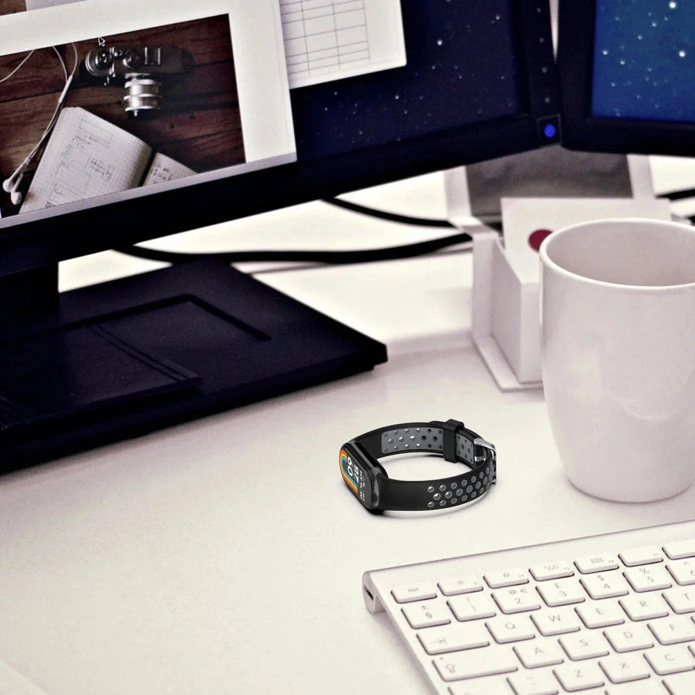 Tech-Protect Iconband Air remienok na Xiaomi Smart Band 8 / 9 / 10, gr een / black