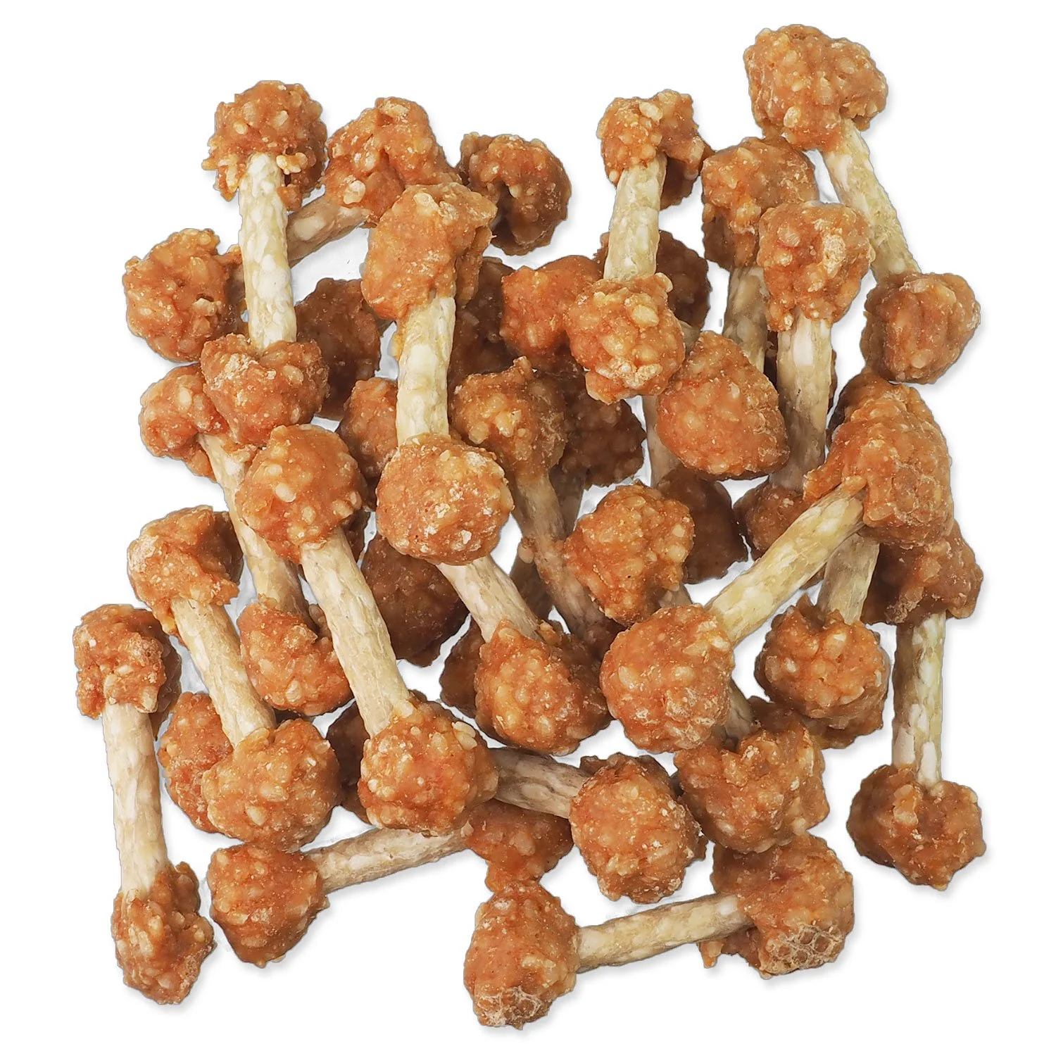 Pochúťka byvolia koža obalená kuracím mäsom, paličky 500g 500g