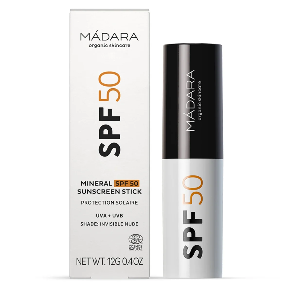 MÁDARA Minerálna opaľovacia tyčinka SPF50 12 g