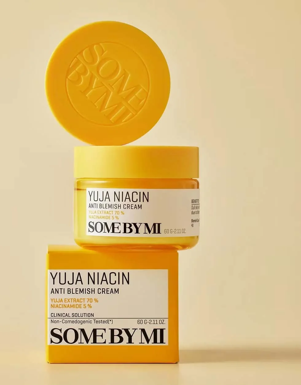 Some By Mi Yuja Niacin Anti Blemish Cream hydratačný a rozjasňujúci krém na hyperpigmentáciu 60 g