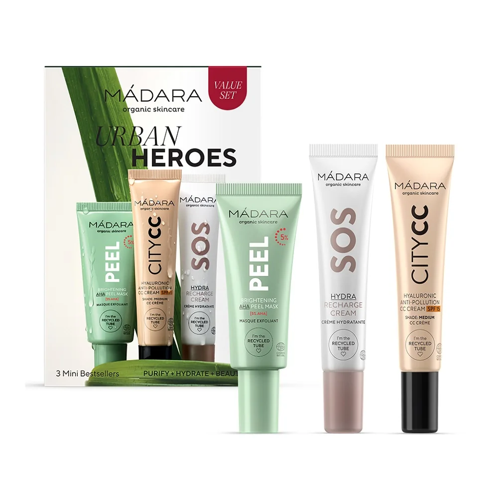 MÁDARA URBAN HEROES Set starostlivosti o pleť MEDIUM 1×1ks, darčeková sada