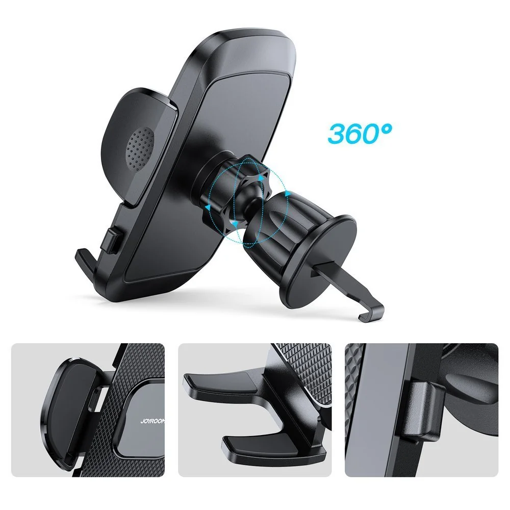 Joyroom Car Arm držiak na mobil do auta, čierny