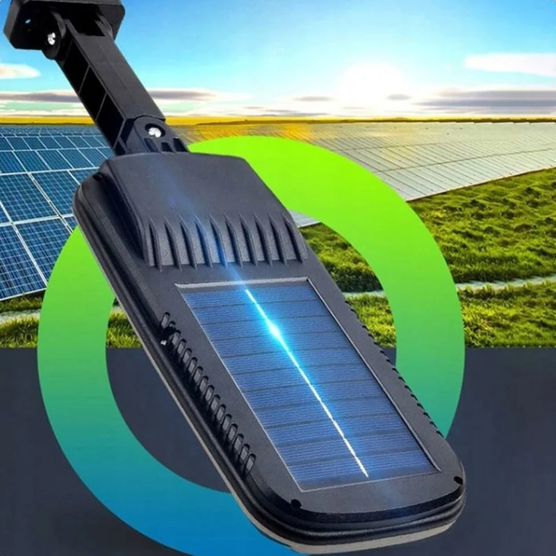 MG LU17 solárna lampa 120 LED 3000 mAh, čierna