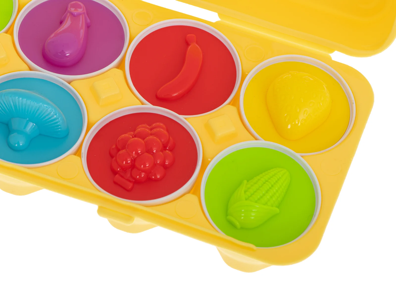 Pomôcka edukačná usporiadavač Vajíčka MATCHING EGGS 12ks