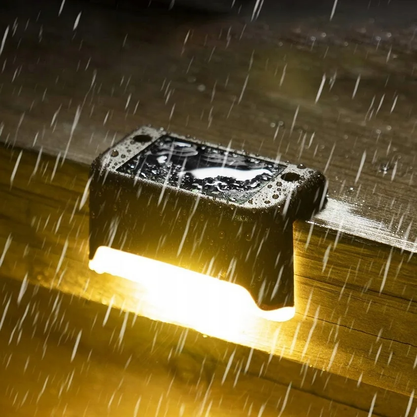 MG Railing Lights solárne lampy 4ks, čierne 